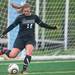 Huron's Emma Mees kicks the ball during the first half of their game against Skyline, Thursday May 23.
Courtney Sacco I AnnArbor.com 